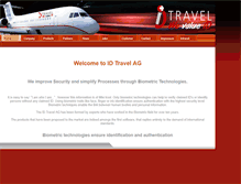 Tablet Screenshot of id-travel.ch